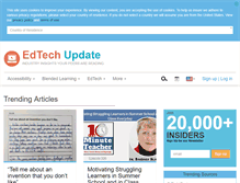 Tablet Screenshot of edtechupdate.com